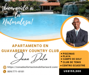 Guavaberry Juan Dolio Country Club Republica Dominicana Apartamento en ventaCampo de Golf
